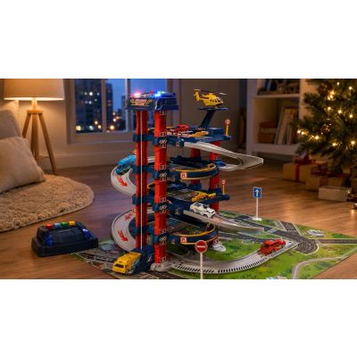 11. Extralink KIDS Car Park Garage with Electric Lift, Toy Cars for Children