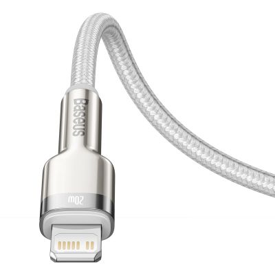 10. Baseus Cafule Series Metal Data USB-C / Lightning 20W PD cable 2 m - white
