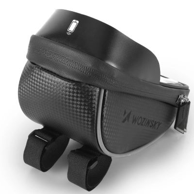 9. Wozinsky Bike Handlebar Bag with Phone Case 1L Black (WBB16BK)