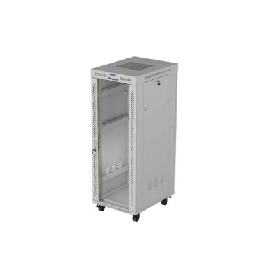 6. LANBERG FLOOR RACK CABINET 19" 32U 600X800 GRAY GLASS DOOR LCD (FLAT PACK) V2