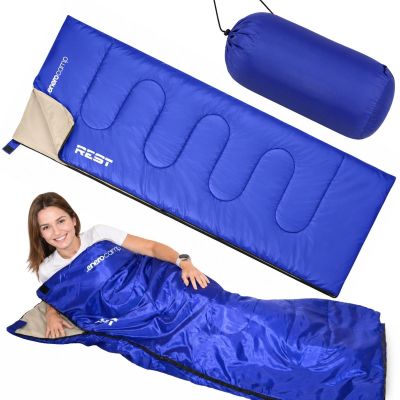 15. REST TOURIST SLEEPING BAG 170X70CM BLUE ENERO CAMP