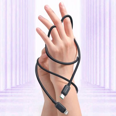 4. Joyroom Multi-Color Series A14 USB-C/ Lightning Cable 20W 1.2 m - Black