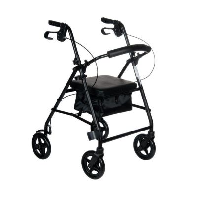 Four-wheeled rehabilitation walker RF-610 Black