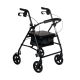 Four-wheeled rehabilitation walker RF-610 Black