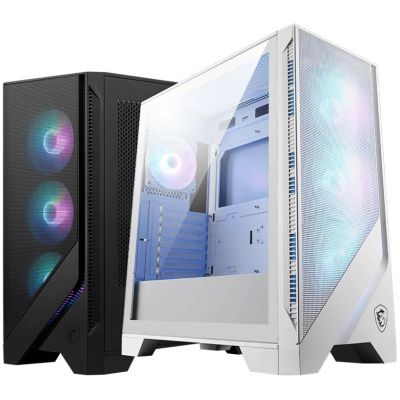 2. MSI MAG FORGE 320R WHITE AIRFLOW Case