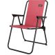 REDCLIFFS RED FOLDING CAMPING CHAIR WITH ARMRESTS