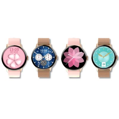 6. GIEWONT Rose Gold Women's Smartwatch GW330-1