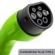 2. Qoltec Mobile charger for electric car EV with regulation 2 in 1 Type2 SCHUKO 3.5kW 230V LCD Portable Wallbox 5m