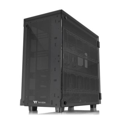 4. Thermaltake View 91 RGB TG CA-1I9-00F1WN-00 Case (ATX, Extended ATX, Micro ATX, Mini ITX, XL-ATX; Black)
