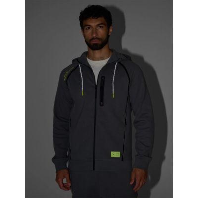 8. Men's zip-up hooded sweatshirt 4F 4FRAW25TSWSM2456-23S