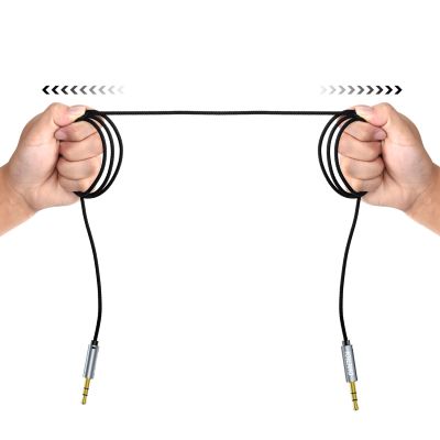 3. Choetech AUX002 cable mini jack 3.5mm (male) / mini jack 3.5mm (male) 1.2m - black