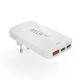 3. Hama GaN Charger 65W 2x USB-C 1x USB-A Foldable - White