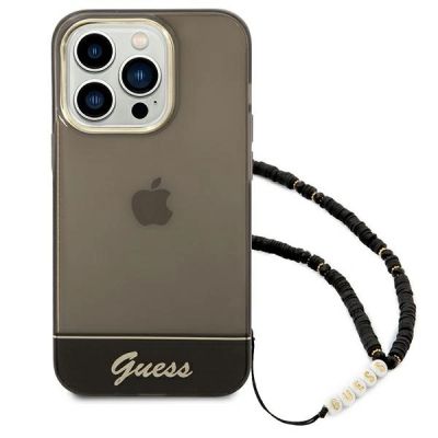 2. Guess GUHCP14XHGCOHK iPhone 14 Pro Max 6,7 "black / black hardcase Translucent Pearl Strap