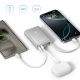 8. Baseus PicoGo 10000mAh 45W Powerbank with Digital Display and Built-in USB-C Cable - Titanium