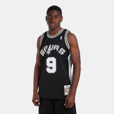 2. Mitchell & Ness San Antonio Spurs NBA Swingman Jersey Spurs 2001 Tony Parker M SMJYLG19018-SASBLCK01TPA