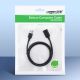 16. Ugreen USB-A (male) - USB-A (female) adapter extension cable USB 3.0 5Gb/s 0.5m black (US129)