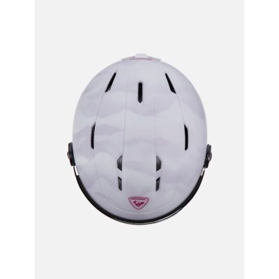 5. ROSSIGNOL Whoopee Visor IMPACTS Ski Helmet, White