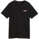 2. Puma Ess 2 Color Small No. 1 Logo Tee Black 685779 71
