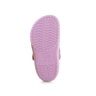 6. CROCS Crocband Clog K Ballerina Pink 207006-6GD flip-flops