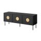 PALAZZO TV cabinet 150x42x60 black + craft oak
