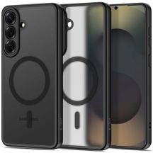 Tech-Protect BasicMag MagSafe Case for Samsung Galaxy S26 - Transparent Black