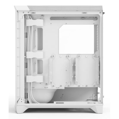 9. Fractal Design Meshify 3 White TG Clear Tint Case - Case - ATX