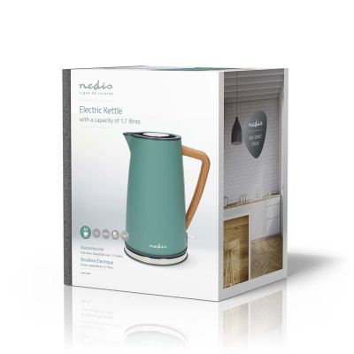 9. Nedis KAWK510EGN 1.7L Green Electric Kettle