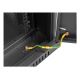 5. LANBERG FLOOR RACK CABINET 19" 27U 800X1000 GLASS DOOR LCD BLACK (FLAT PACK) FF01-8027-12BL