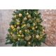 46. DECORATIVE PLASTIC BALL 6CM SET 35 GOLD