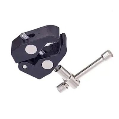 3. Clamping bracket for mounting accessories with 1/4 and 3/8 inch screw