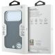 8. BMW Sign Deboss Quilted Metal Logo MagSafe Case for iPhone 18 Pro Max / 17 Pro Max - Dark Gray