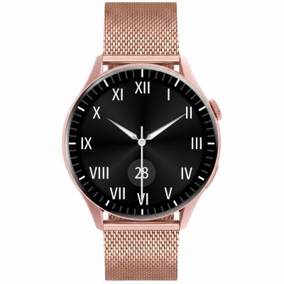 6. Smartwatch Gravity Rose Gold Strap + Bracelet GT11-8