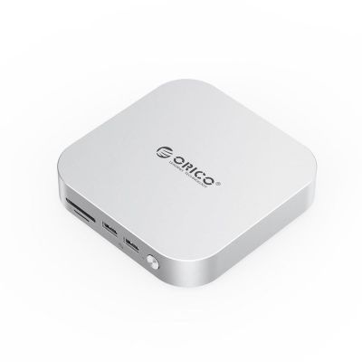 Orico Docking Station for MacMini, USB-C 10 Gbps, with M.2 NVMe Enclosure, Metal