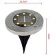 6. SOLAR LAMP 8 LED SMD FOR DRIVE INTO THE GROUND, SET OF 4 PCS