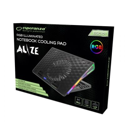 16. ESPERANZA RGB GAMING COOLING PAD ALIZE EGC101