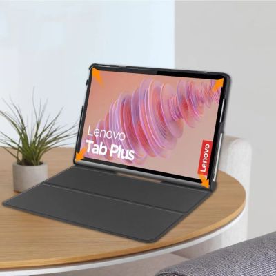 9. Tech-Protect SmartCase for Lenovo TAB PLUS - Black