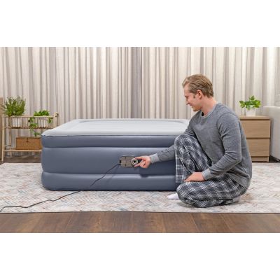 19. Bestway 6713I / 23 Air Mattress Double Mattress Gray Unisex