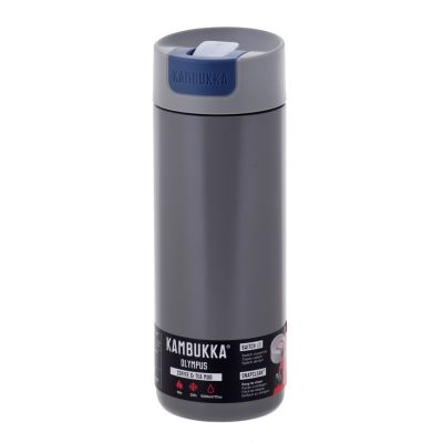 5. Kambukka Olympus 500 ml Thermal Mug, Serious Grey