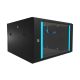 36. Extralink 6U 600x600 Black Wall-Mounted Rack Cabinet
