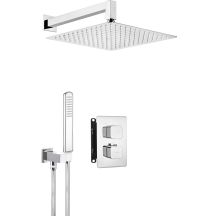 Concealed shower set with thermostatic BOX