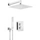 Concealed shower set with thermostatic BOX