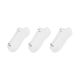 6. Nike Everyday Plus Cushioned Socks 3 Pairs White SX6889 100