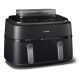 16. Philips 5000 series NA551/00 fryer Double 9 l Autonomous 2750 W Hot air fryer Black, Silver