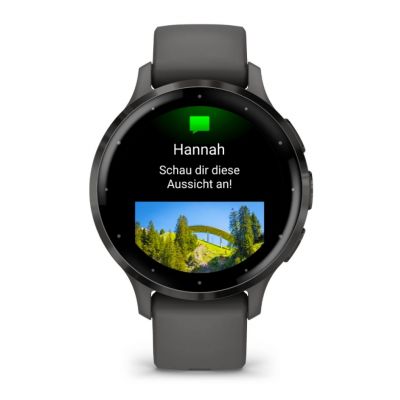 4. Garmin Venu 3S Pebble Gray Watch
