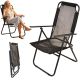 2. CAMPING CHAIR WITH ARMRESTS 61x66x65-108CM FOLDING BLACK ENERO CAMP