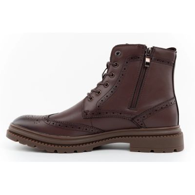 9. Lee Cooper men’s shoes elegant brown leather Chelsea boots