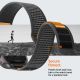 11. Spigen Athlex Air 2 Strap for Apple Watch (44 / 45 / 46 / 49 mm) - Black and Orange