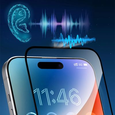 8. Joyroom JR-MAR0317 tempered glass with anti-reflective coating for iPhone 15 Plus/16 Plus