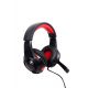 GEMBIRD GAMING 5.1 USB SURROUND HEADPHONES BLACK/RED, MICROPHONE, VOLUME CONTROL