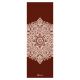 5. Gaiam Intense Rust Sundial Flower Yoga Mat 5mm 65733